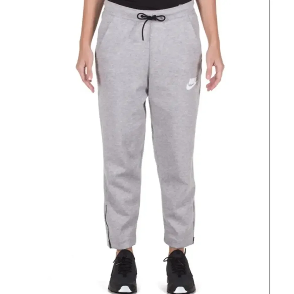 Nike Sweatpants WMNS S Gray NSW AV15 Athletic Pant High Rise Stretchy Active